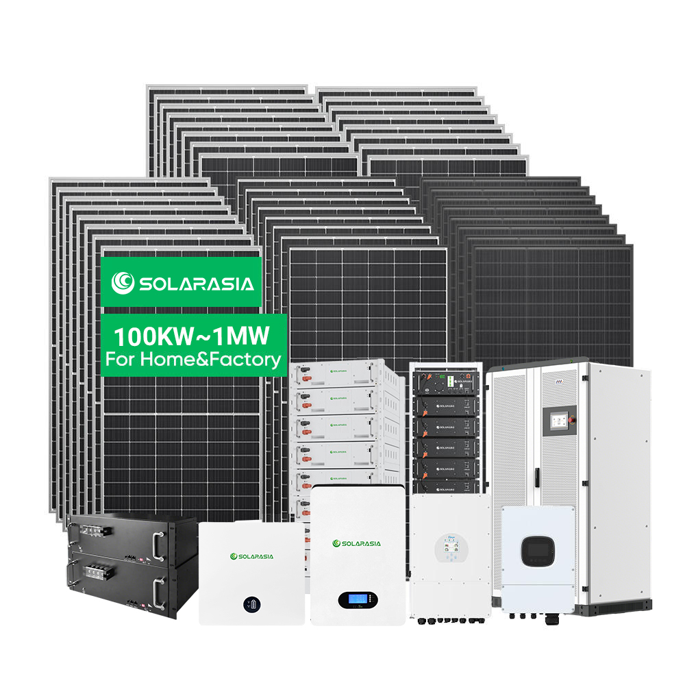 Industrial Solar Panel System 100KW 200KW 500KW Solar Energy Solutions