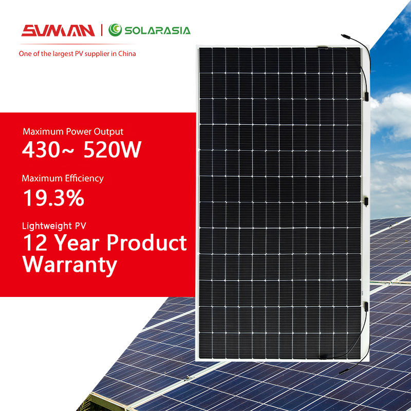 Sunman earc 430W Ultra Light Flexible Solar Panels for sale